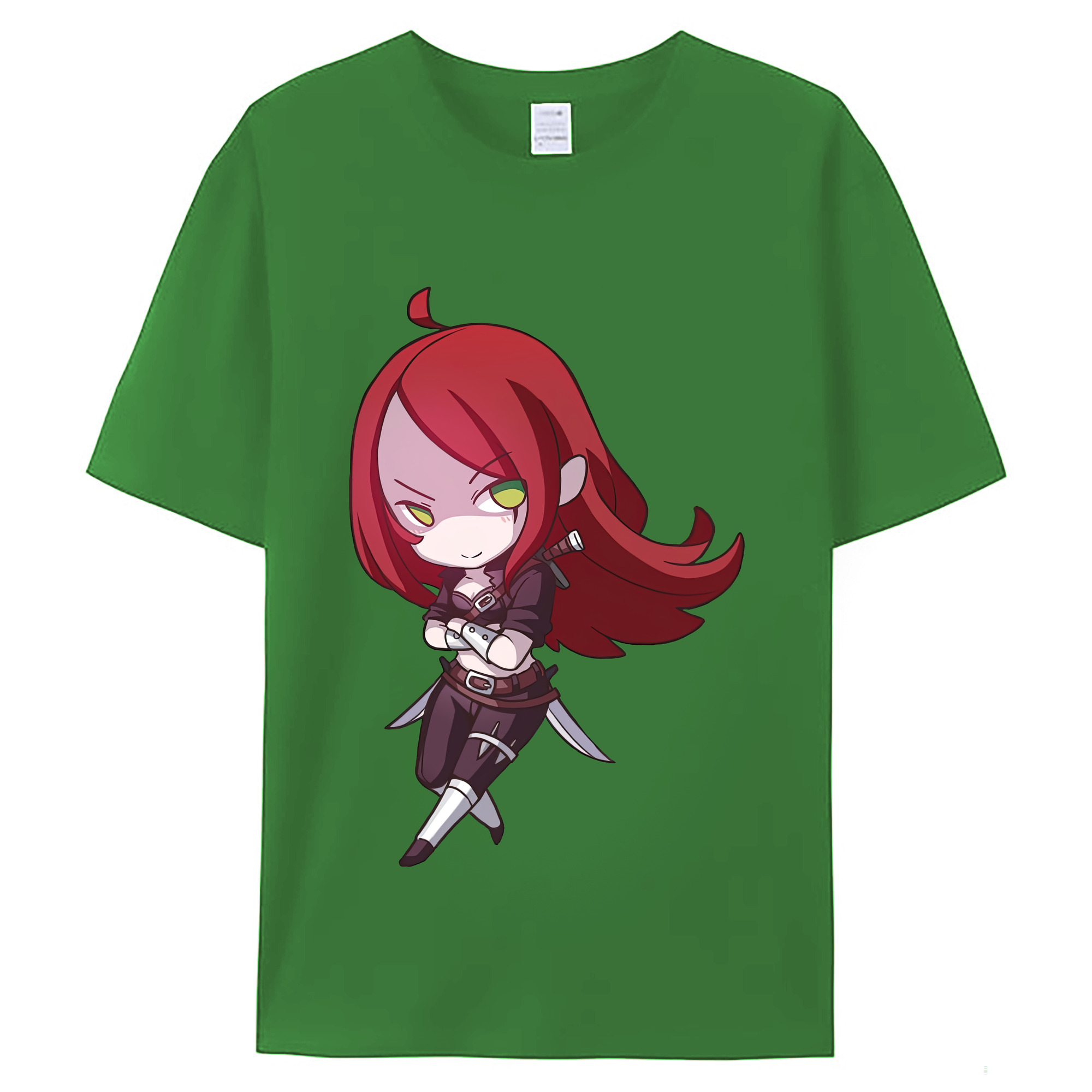 （画像用） リーグ・オブ・レジェンド League of Legends LOL レディースカジュアルプリントTシャツ（綿100％）
